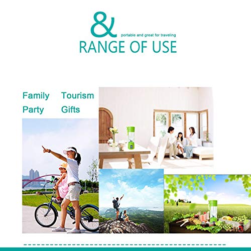 image for Lovelystar Mini Portable USB Electric Fruit Juicer Cup Rechargeable 40