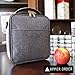 UPPER ORDER Reusable Insulated Lunch Box for Men and Women (Gray) Durable Leakproof Cooler Tote Bag Freezable Lunch Bag for Adults. Top Women and Mens Lunch Box for Office Work, Picnic