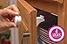 SooLittle Kitchen Safety Baby Magnetic Childproof Cabinet Locks (White Color, Set of 4 Locks and 1 key)