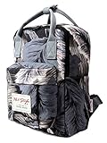 Backpacking Diaper Bag Backpack Tropical Print for Girls - Feathers