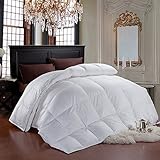 !! BEST SELLER !! Hotel Collection Queen Comforter- White,Duvet Insert- Down Alternative Comforter Hypoallergenic, Plush Siliconized Fiberfill, Box Stitched By THE GREAT AMERICAN STORE