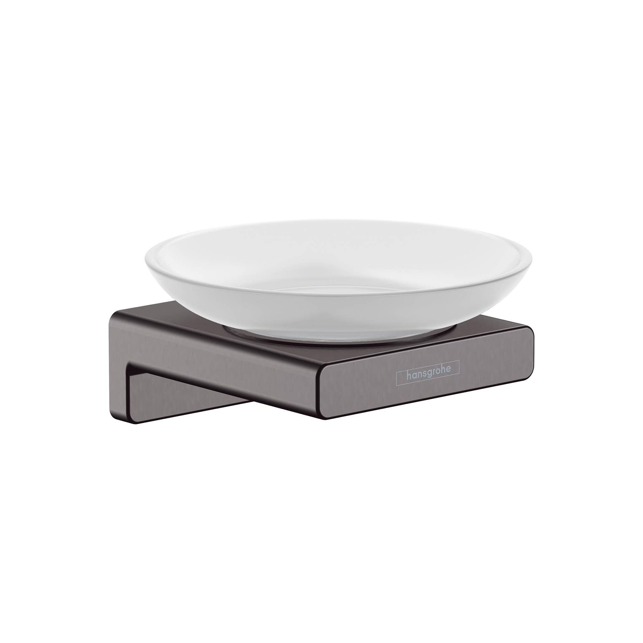 hansgrohe AddStoris Soap dish, brushed black chrome, 41746340