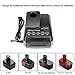 Topbatt Replace for Craftsman 9.6V-19.2V Battery Charger C3 Diehard Ni-Cd Ni-Mh Lithium-ion Battery 130279005 1323903 11375 11376 315.115410 315.11485