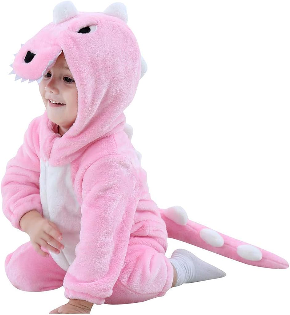 Polp Bebe Monos Mameluco Con Capucha Cosplay Animal Body Bebe Manga Larga Ropa De Fiesta Bebe Recien Nacido Ninos Ninas Invierno Pijamas De Felpa Con Cremallera Cosplay Dinosaurio Leon Ropa Bebe Supertvcom Net