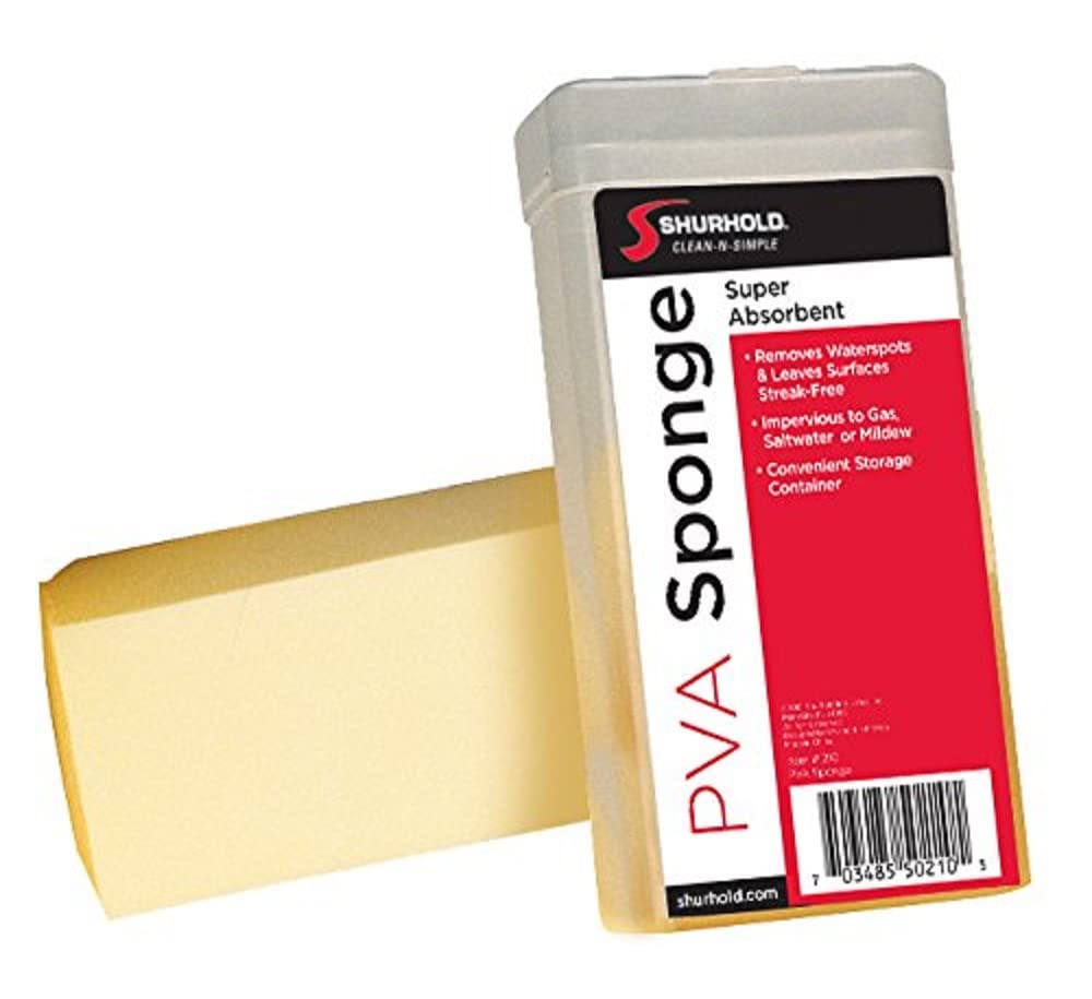 Shurhold 658-210 Pva Sponge 171 mm x 76 mm x 32 mm, Beige, 0.5