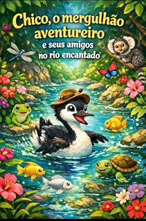 Livro CHICO, O MERGULHÃO AVENTUREIRO E SEUS AMIGOS NO RIO ENCANTADO.