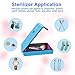 Smartphone Sanitizer, TEKITSFUN UV Cell Phone Cleaner Phone Sanitizer and Charger, Sterilizer Cleaner for iPhone and Samsung Andoid Phones, Jewelry, Watches-Blue