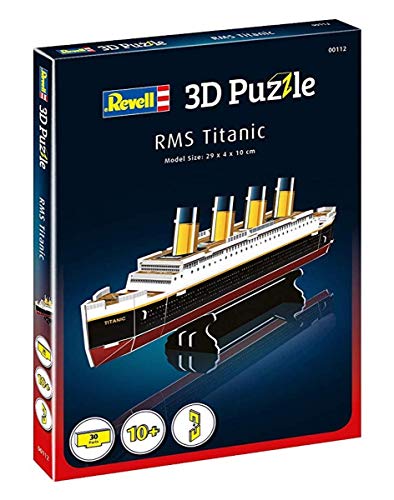 Revell 3D Puzzle 00112 I RMS Titanic I 30 Teile I 2 Stunden Bauspaß für Kinder und Erwachsene I ab 10 Jahren I Das wohl… – Bild 5