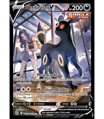 Amazon.com: Pokemon TCG: V Heroes Tin (Umbreon V Packs) : Toys & Games