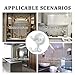 LUXEAR Shower Hooks Clear Plastic Suction Cups Hooks Bathroom Razor Holder for Kitchen Office Squeegee Window Glass Door Wreath Hanger Home Accessories Organizer Reusable Removable - 2 Pack