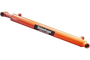 Sidawhope 2x18 Hydraulics Weld Cross Tube Hydraulic Cylinder 2" Bore, 18" Stroke 3500PSI Double Acting SAE6 Port Hydraulic Lifting Cylinder (2x18)" Universal Hydraulic Cylinders
