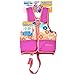 Swimschool Swim Trainer Vest, Adjustable Safety Strap, Easy On and Off, Medium/Large, 33 lbs. to 55 lbs., Pink