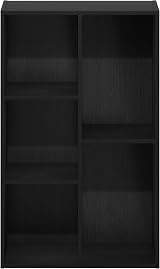 Furinno LUDER 5-Cube Bookshelf Blackwood Engineered Wood Tool Free Assembly view 7