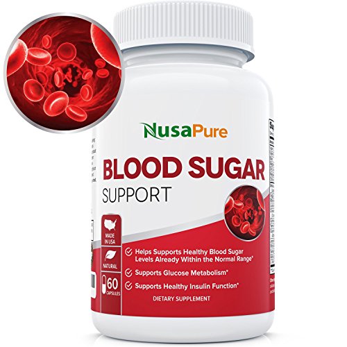 BEST Blood Sugar Control Supplement (NON-GMO) : Supports Healthy Blood Glucose Levels Naturally with Bitter Melon, Magnesium, Gymnema Sylvestre, Guggul Herbs & More: 60 Caps