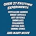 Playz Growing Crystal Creations 27+ Geology & Earth Science Experiments Kit - Make Crystalline Eggs & Starfish, Magical Gardens, Rainbow Flowers, Custom Geodes, & Secret Messages