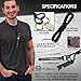Ferro Rod Fire Starter - Ferrocerium Rod Survival Kit GIFT BOX - 3 in 1 Magnesium Flint and Steel Set with Paracord & Scraper - Lightweight Emergency Campi (Black/White, 4 1/2 Inch)