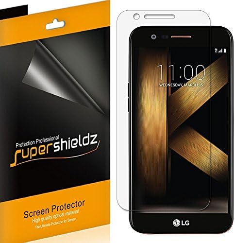 (6 Pack) Supershieldz Designed for LG K20 Plus Screen Protector, High Definition Clear Shield (PET)