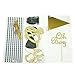 baby boy shower decorations, My little man baby shower decorations, baby brewing baby shower, black white and gold baby decor, Set Includes: Triangle Banner, Oh boy Balloons, Tassels, Latex Balloons