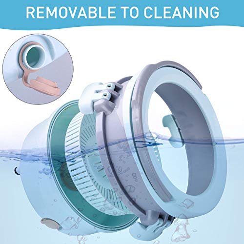 image for YAMTION 360 Spin Mop Bucket System for Floor Cleaning System with Ad