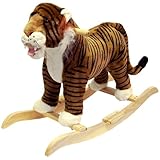 Happy Trails Tiger Plush Rocking Animal