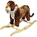 Happy Trails Tiger Plush Rocking Animal