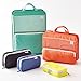 LIHIT LAB Double Pen Case, Large, 4.1 x 8.7