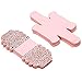 ponatia 50 Pieces/Lot Laser Cut with Ribbon Wedding Party Favor, Wedding Gift Bags Chocolate Candy and Gift Boxes (Pink)