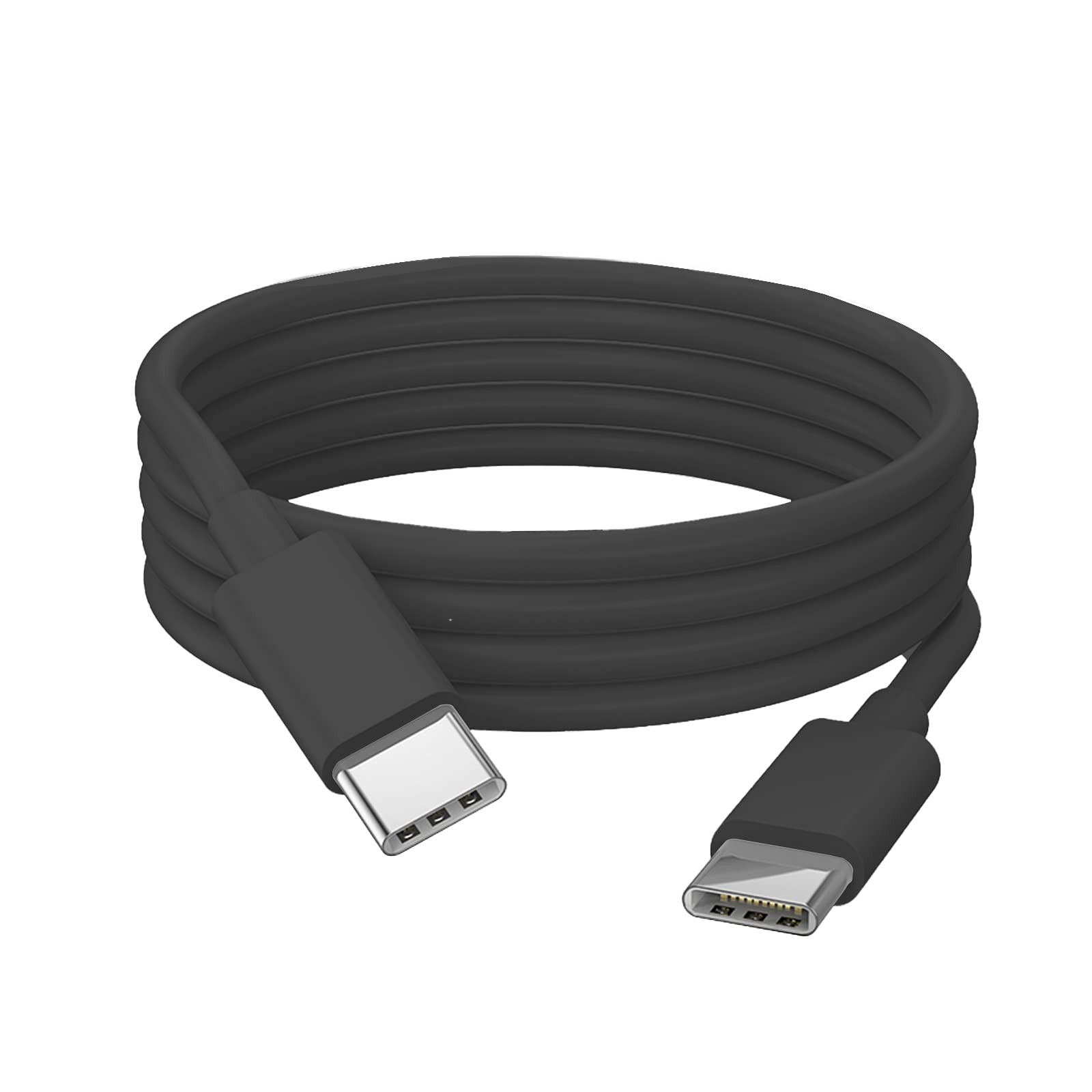 Adhiper 2m USB C to USB C PVC 3A Fast Charging & Data Sync Cable for Thinkpad, Thinkbook, Ideapad, Yoga & Chromebook Series