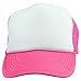 DALIX Trucker Cap Neon Pink Girls Hat for Youth Baseball Caps
