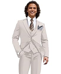 Mens Slim Fit Suits Wedding 3 Piece Suit Set