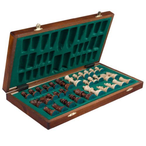 Jowisz Decorative Folding Chess Set with 16 Inch Board