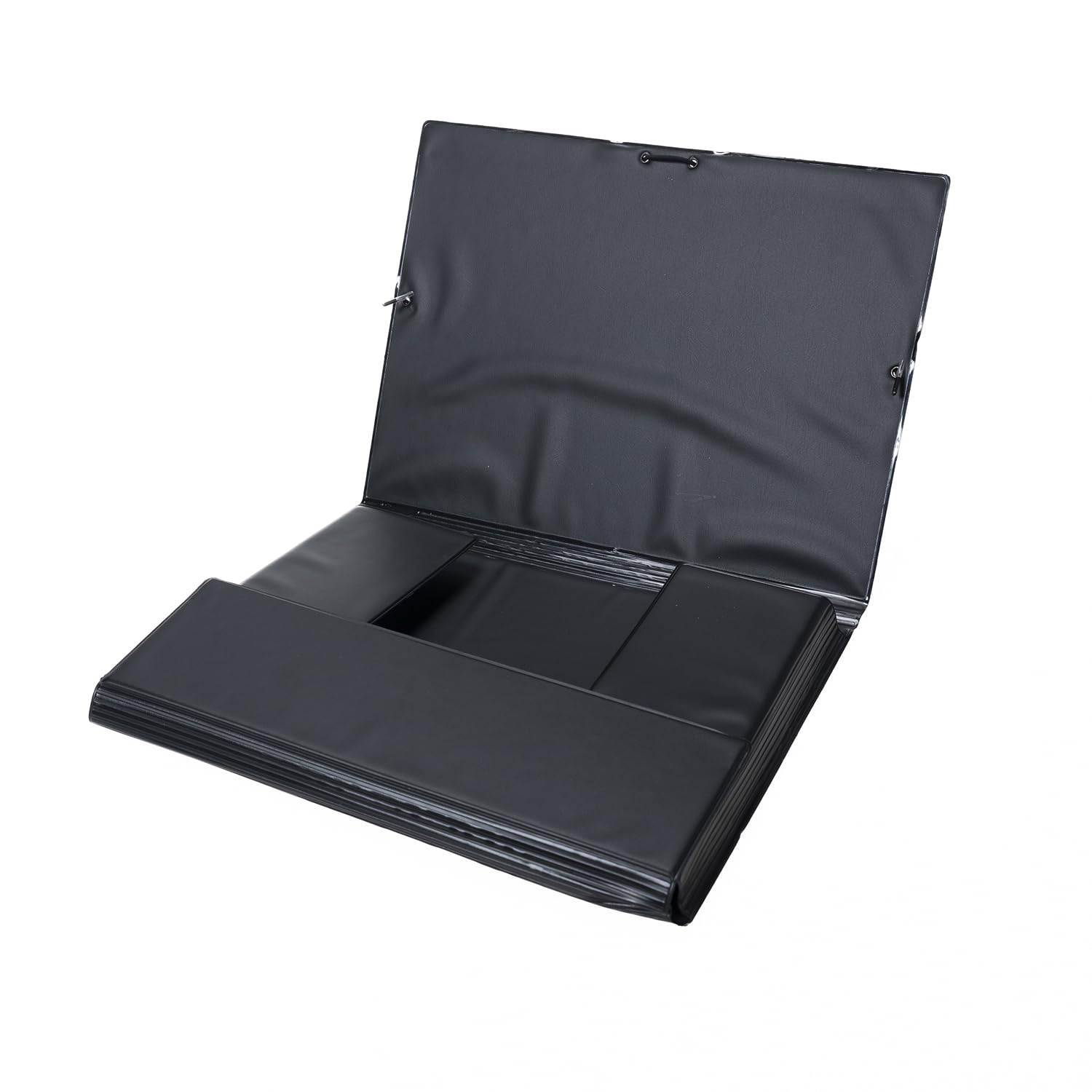 Grafoplás | Black School Folder | PVC | Folio Format | Hard Cover | Three Flaps | Elastic Closure | 33 x 25 cm