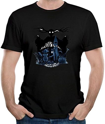 FOURROUNI Men's Over Four The Four Garden Four Wall Night T-Shirt Black Medium