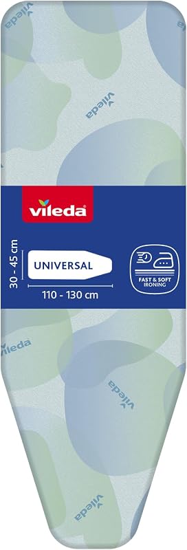 Capa tábua de passar vileda 172217 premium 2 em 1, serve para tábuas de 110, 130 x 30 e 45 cm