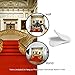 Photography Backdrop, MeeQee 5X7ft Palace Red Carpet Golden Stairs Decorate Photo Studio Pictorial Cloth Photography Background Screen for Photo, Video and Television, MQ-CO2