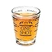 True Bullseye Measuring Shot Glasses, Cocktail Accessories, Reusable Measuring shot Glass, Set of 1, 1.5 oz.