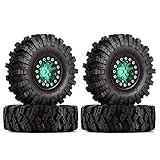 INJORA 1.0 Tires Crawler Mud Terrain Tires for