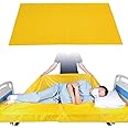 EZ Assistive Patient Transfer Slide Sheet Transfer Draw Sheet for Patient in-Bed Transfer and Repositioning Easy Apply and Use (Yellow-Flat 56 * 78 Inches)