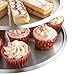VonShef 3 Tier Cake Serving Stand Tray To Display Cakes, Cupcakes, Cookies, Tapas, Buffets, Perfect For Christmas Party Wedding Food Displays, Stainless Steel, 15 Inches Tall