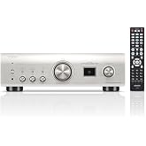Denon PMA-1700NE Integrated Amplifier for Home Audio (140W x 2), Silver | Built-In Phono Equalizer and USB-DAC, Analog Mode, High-Current Power Circuit, AL32 Processing Plus, Hi-Res Audio Certified