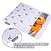 Ava & Kings Reusable Eco Friendly Lunch Food Sandwich Fabric Snack Bags Insulated- Great for School, Work, Picnics, Men & Women - Set of 2: 7x7 in & 6x9 in - White Deer & Arrow Design