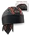 Harley-Davidson Men's Tribal Edge Piping Perforated Headwrap, Black HW29364