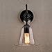 CLAXY® Ecopower Vintage Wall Mount Lighting 1 Light Glass Bell Shade Wall Sconce