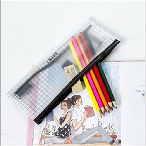 LJSLYJ Transparent Toothbrush Cosmetic Bag Women Travel Makeup Bag Make Up Organizer Storage Pouch Toiletry Beauty Wash Kit Case (Small toothbrush)