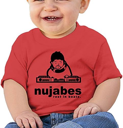 Nujabes 6 - 24 Months Baby T-shirts Round Neck Shirt Red 24 Months