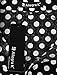 Allegra K Men Long Sleeve Button Down Dots Fitted Business Shirt Black White M