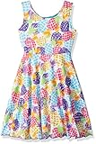 Emily West Little Girls' Pineapple to Striped Print Reversible Knit Dress, Multi, 6
