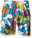 Kanu Surf Boys' Specter Quick Dry UPF 50+ Beach Swim Trunk, Camo Aqua, 3T
