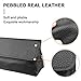 Health Secure Soft Genuine Leather Preserve Freshness Pipe Tobacco Pouch case with 2 Pipe Holder Pocket (Black)