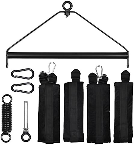 360 Spinning Swivel Swing Set for Couples Toys Pleasure - Luxury Fantasy Yoga Swing Holds up to 800 lbs with Steel Triangle Frame, Spring and Hook for Couples (Black)